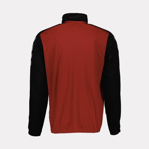 Red Black Half Zip Junior Back