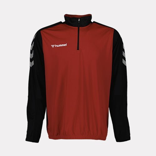 Red Black Half Zip Junior