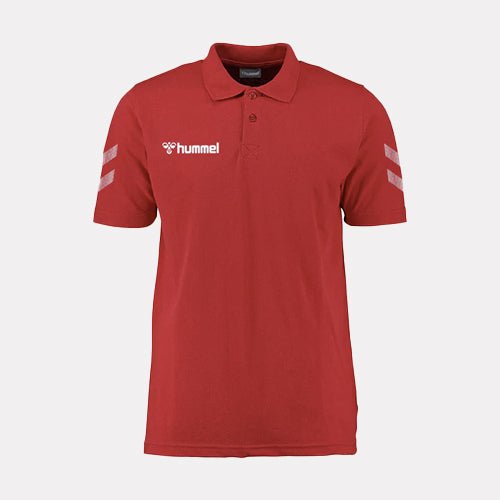 True red Poly Polo Shirt